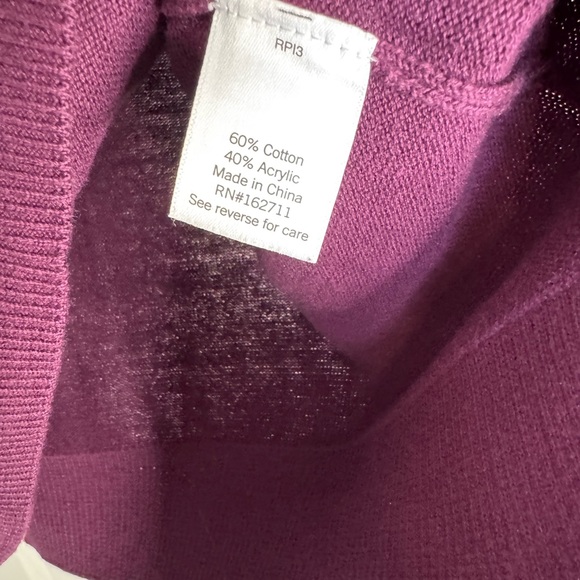 Celebrate Together Purple XOXO Heart Sweater - Picture 4 of 5